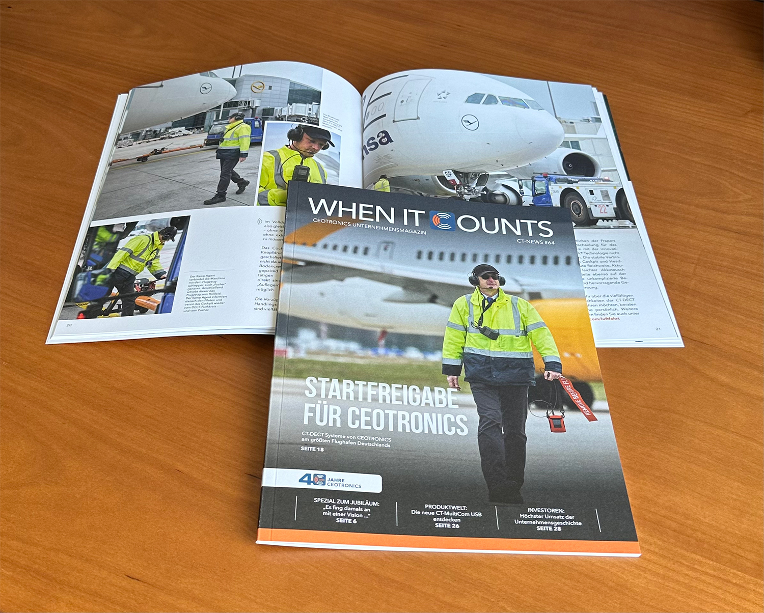 Erstausgabe des neuen Unternehmensmagazins WHEN IT COUNTS